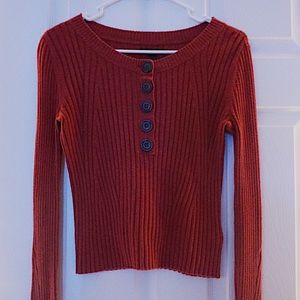 Red American eagle sweater